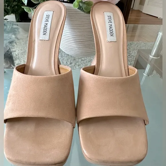 Steve Madden camel LIPA heels ✨