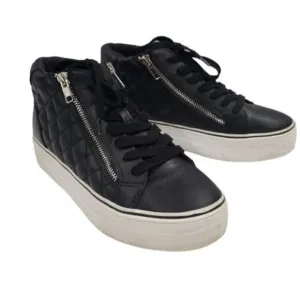 Steve Madden Gryphon Q Black Platform Shoes Size 8