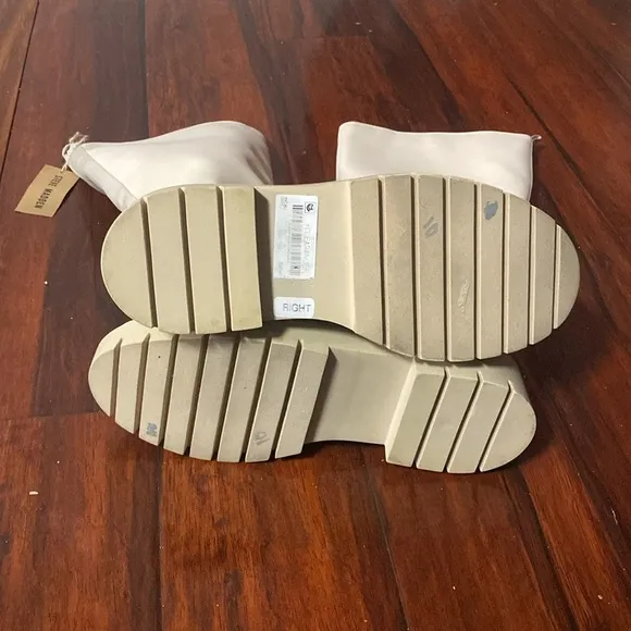 Steve Madden Knee-high Cream Colored Boots. Woman’s Size 10M