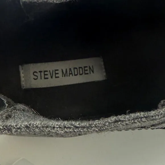 Steve Madden P Quahog Leather Chelsea Boots Ankle Dress Casual Black Size 11