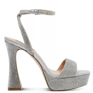 Steve Madden rhinestone platform shoes size 8