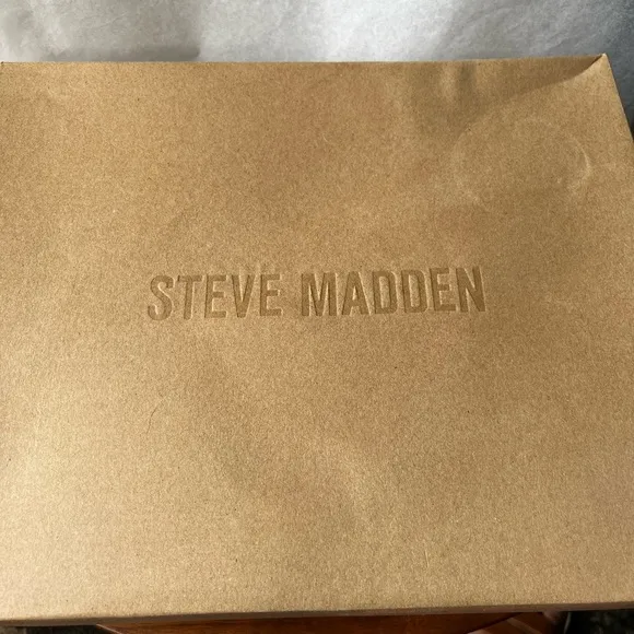 Steve Madden Transfer Block Heel Square Toe Booties Shoes
