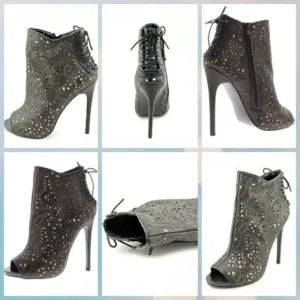 Steve Madden Korsett Leather Stiletto Evening Heel