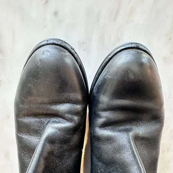 Stuart Weitzman Allgood Nappa Leather Over the Knee Boot Woven Black Boots 7