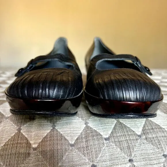 Stuart Weitzman Black Uppers &amp; Tortoise Platform Soles Mary Jane Women’s Size 10