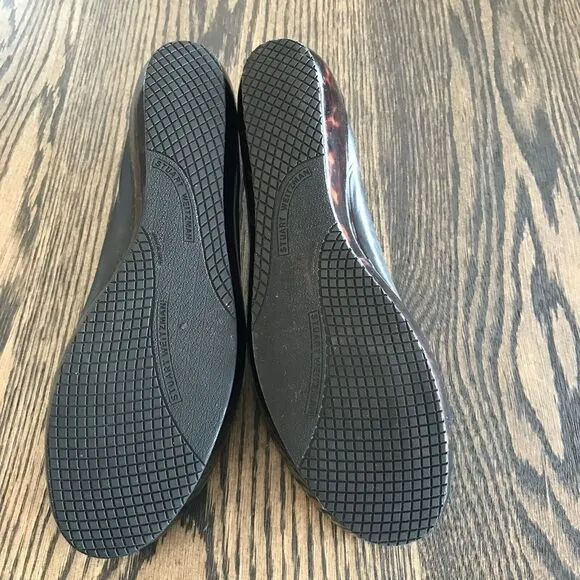 Stuart Weitzman Black Uppers &amp; Tortoise Platform Soles Mary Jane Women’s Size 10