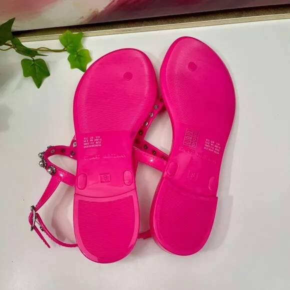 Stuart Weitzman Goldie Spring &amp; Summer Jelly Sandal in  Pink Size 8