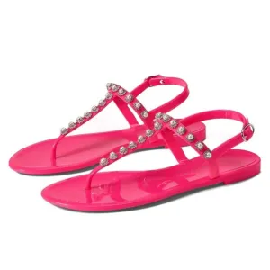 Stuart Weitzman Goldie Spring &amp; Summer Jelly Sandal in  Pink Size 8