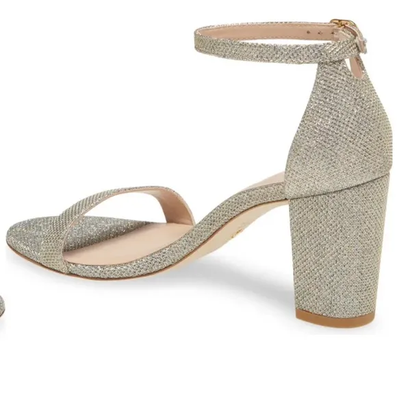 STUART WEITZMAN NearlyNude Ankle Strap sandals size 6 $475