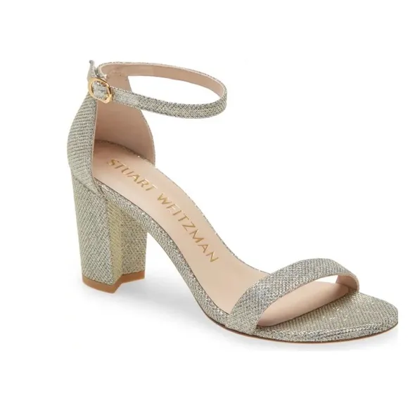 STUART WEITZMAN NearlyNude Ankle Strap sandals size 6 $475