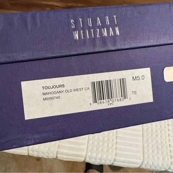 Stuart Weitzman Toujours Brown Mahogany Leather Tall Boots size 5. NWT