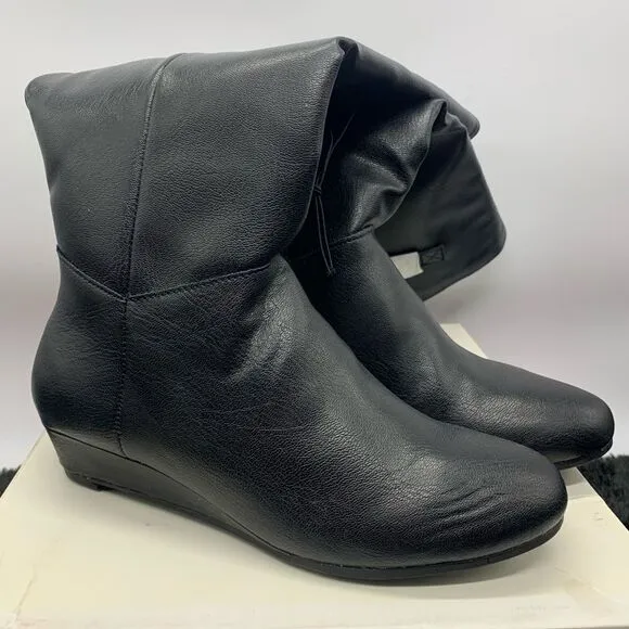 Style &amp; Co. Womens Rainne Closed Toe Mid-Calf Fashion Boots, Black, Size 5.5