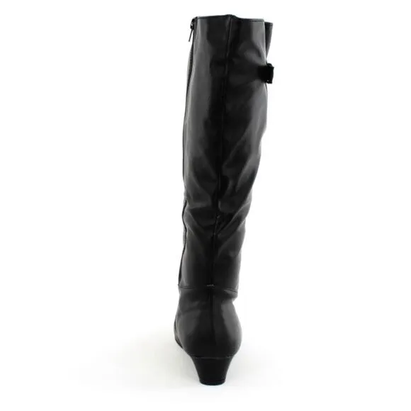 Style &amp; Co. Womens Rainne Closed Toe Mid-Calf Fashion Boots, Black, Size 5.5