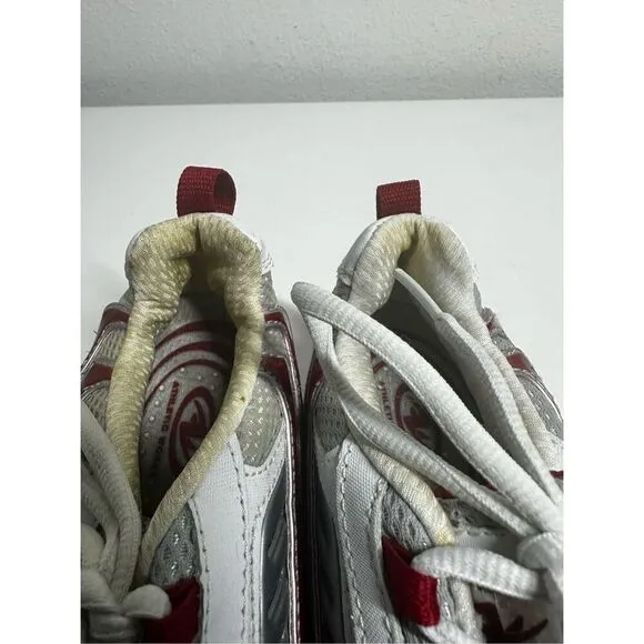 Super Rare Athletic Works Women’s Diva White Red Gray Shoes Size 6,5