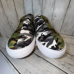 Supra x Rothco Colab Green &amp; Black Camo Y2K Skate Casual Sneakers Men's Size 10