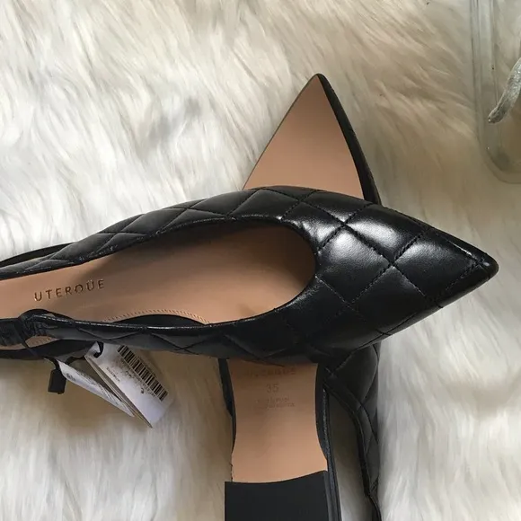 Sz 5 U.S. | Zara | Black Flats Slip-On Sliders Sandals ZARA/UTERQUE💋