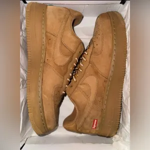 Tan Athletic Shoes with Monochromatic Design