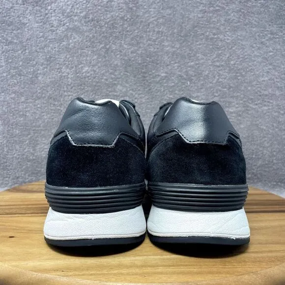 Ted Baker London Gregory Black Suede Casual Oxford Sneaker Shoes Men's Size 12