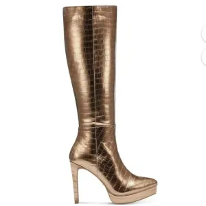THALIA SODI Bronze Jessy Womens Zipper Stiletto Knee-High Boots