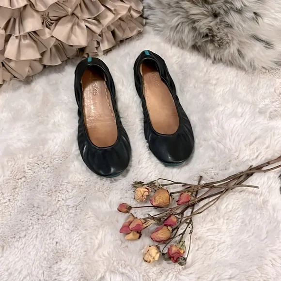 Tieks by Gavrieli Black Ballet Style Foldable Flats Sz 8