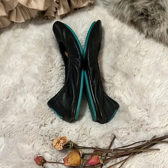 Tieks by Gavrieli Black Ballet Style Foldable Flats Sz 8