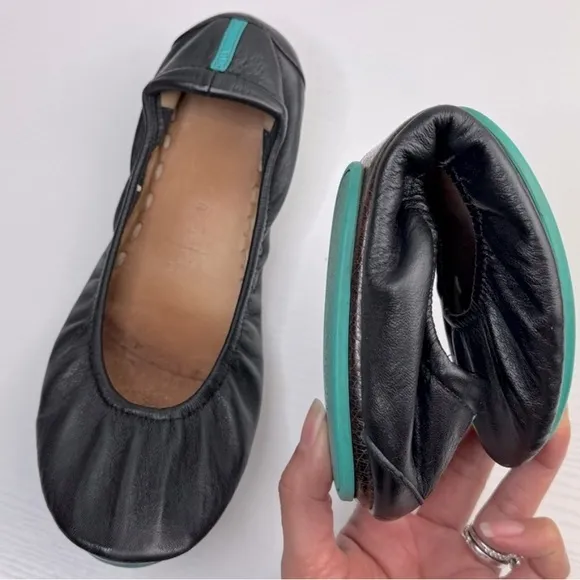 Tieks by Gavrieli Black Ballet Style Foldable Flats Sz 8