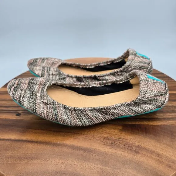 Tieks Gavrieli Ballet Flats Women's 9 Mojave Woven Comfort Shoes Slip On