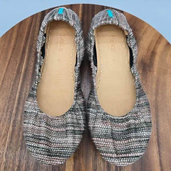 Tieks Gavrieli Ballet Flats Women's 9 Mojave Woven Comfort Shoes Slip On