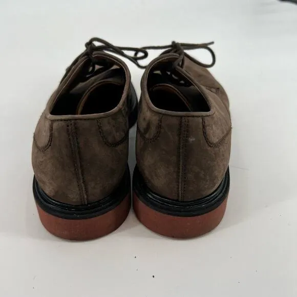 Tod's men's brown leather oxford lace up dress up shoes thick sole size 6