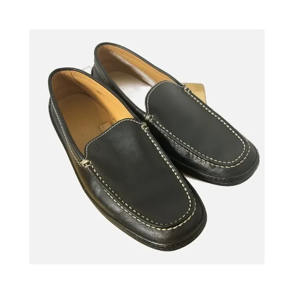 TODS Men’s Leather Driving Loafer Navy Sz 6.5M Slip On Shoes Made in Italy