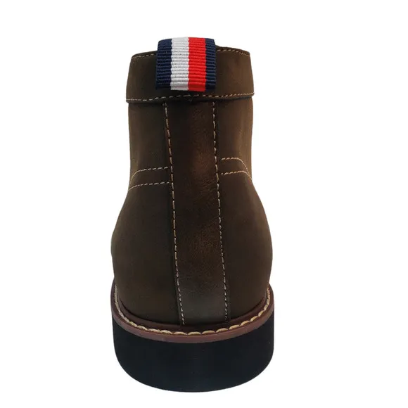 Tommy Hilfiger Men's Casual Shoes Goah Lace Up Brown Chukka Boots 9.5M