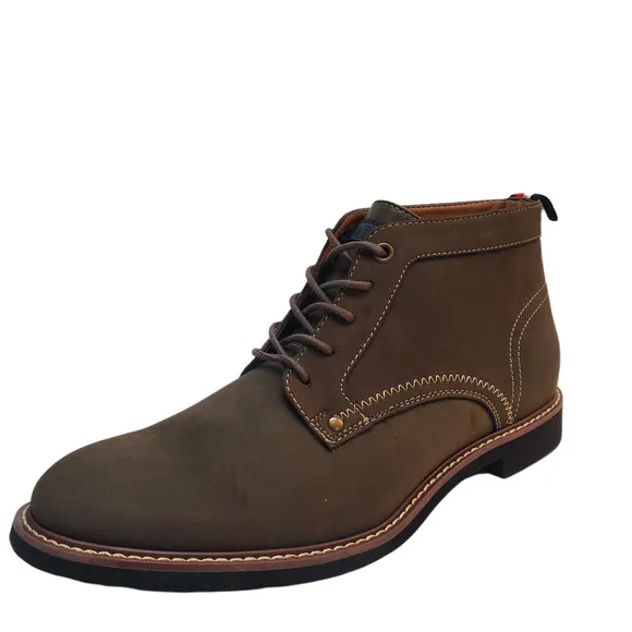 Tommy Hilfiger Men's Casual Shoes Goah Lace Up Brown Chukka Boots 9.5M