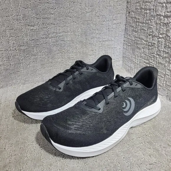 Topo Fli-Lyte 5 Men's US Size 10.5 US Black White Athletic Running Shoes