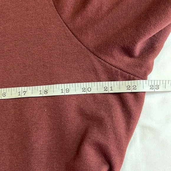 Torrid Mini French Terry Shift Dress size 2X New Burgundy