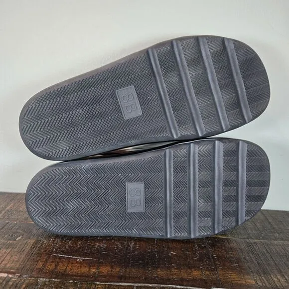 Tory Burch Criss Cross Bubble Jelly Womens Size 8 Squishy Sandals Slides Black