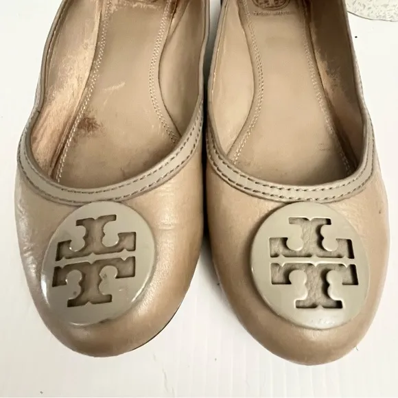 Tory Burch Women's Taupe  Ballet Flats Size 8