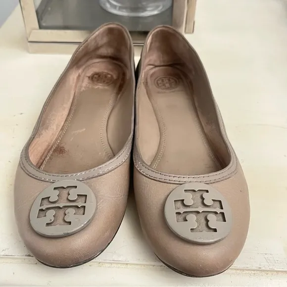 Tory Burch Women's Taupe  Ballet Flats Size 8