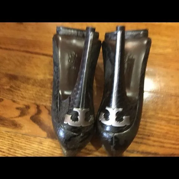 TORY BURCH Platform shoes. Heel Height 5.5 Inches