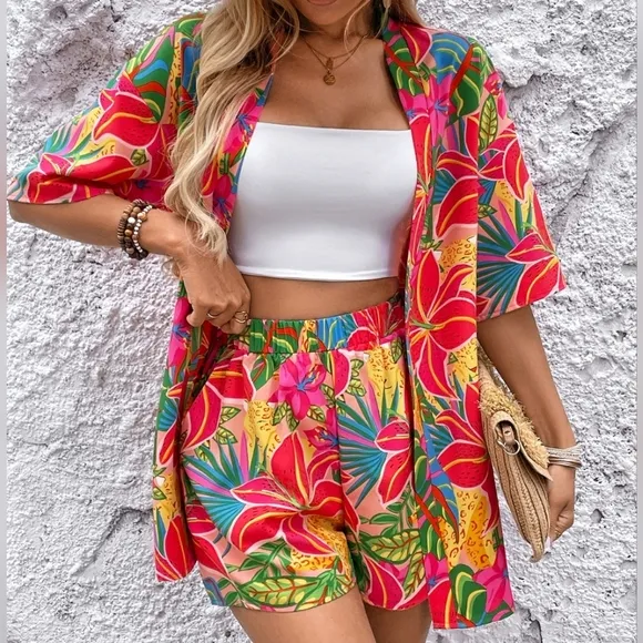 TropiCool Days Shorts Set