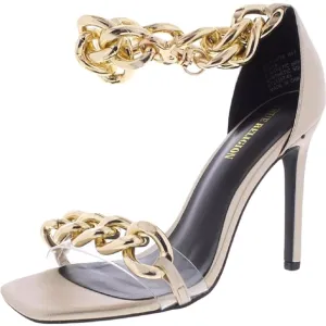 True Religion Milagros Chain Link Stiletto Heels Size 7.5