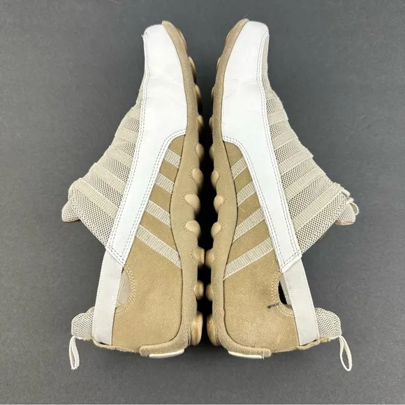 Tsubo Asios Shoes 9 Tan White Lace Up Womens Casual  Retro Sneaker
