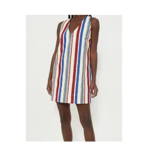 Tuckernuck Pomander Place Americana Stripe Kira Dress NWT Extra Large XL