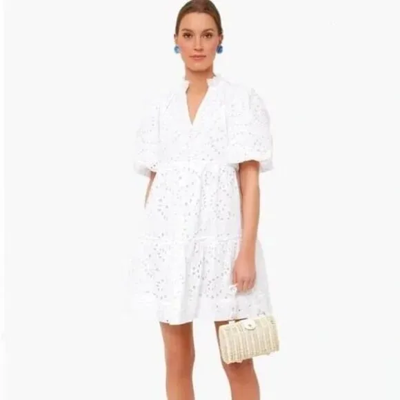 Tuckernuck x Cameran Wimberley Eyelet Palmer Cotton Dress NWT