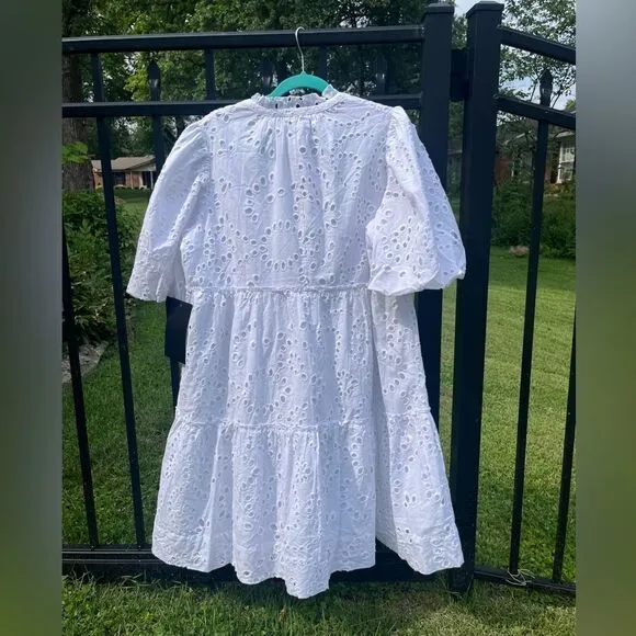 Tuckernuck x Cameran Wimberley Eyelet Palmer Cotton Dress NWT