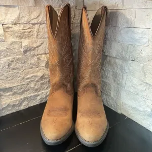 Twisted X Brown Leather 8 D Western Cowboy Men's Boots