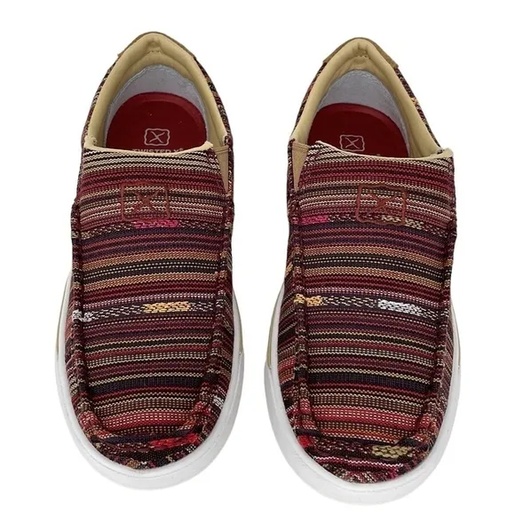 Twisted X NWT Women’s Shoes Slip-On Kicks Merlot Blue