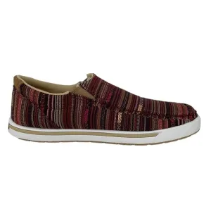 Twisted X NWT Women’s Shoes Slip-On Kicks Merlot Blue