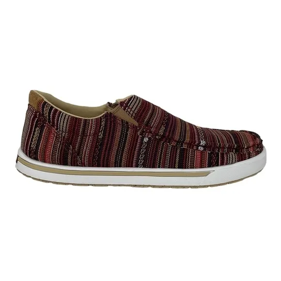 Twisted X NWT Women’s Shoes Slip-On Kicks Merlot Blue