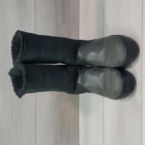 Ugg Australia Women Comfort 5303 Leather boots sheepskin shoes sz 5