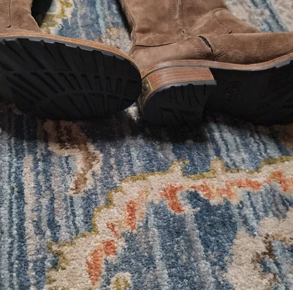 UGG Women's Brown BROOME Boots Suede Knee-High Boots NWOT 6.5
